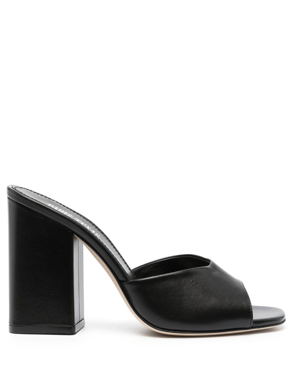 Paris Texas Anja 100mm leather mules - Black von Paris Texas