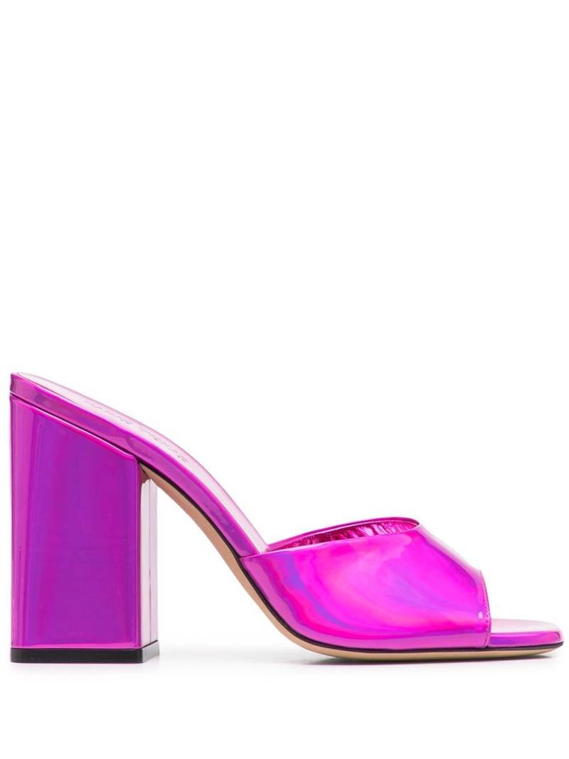 Paris Texas Anja 100mm mules - Pink von Paris Texas