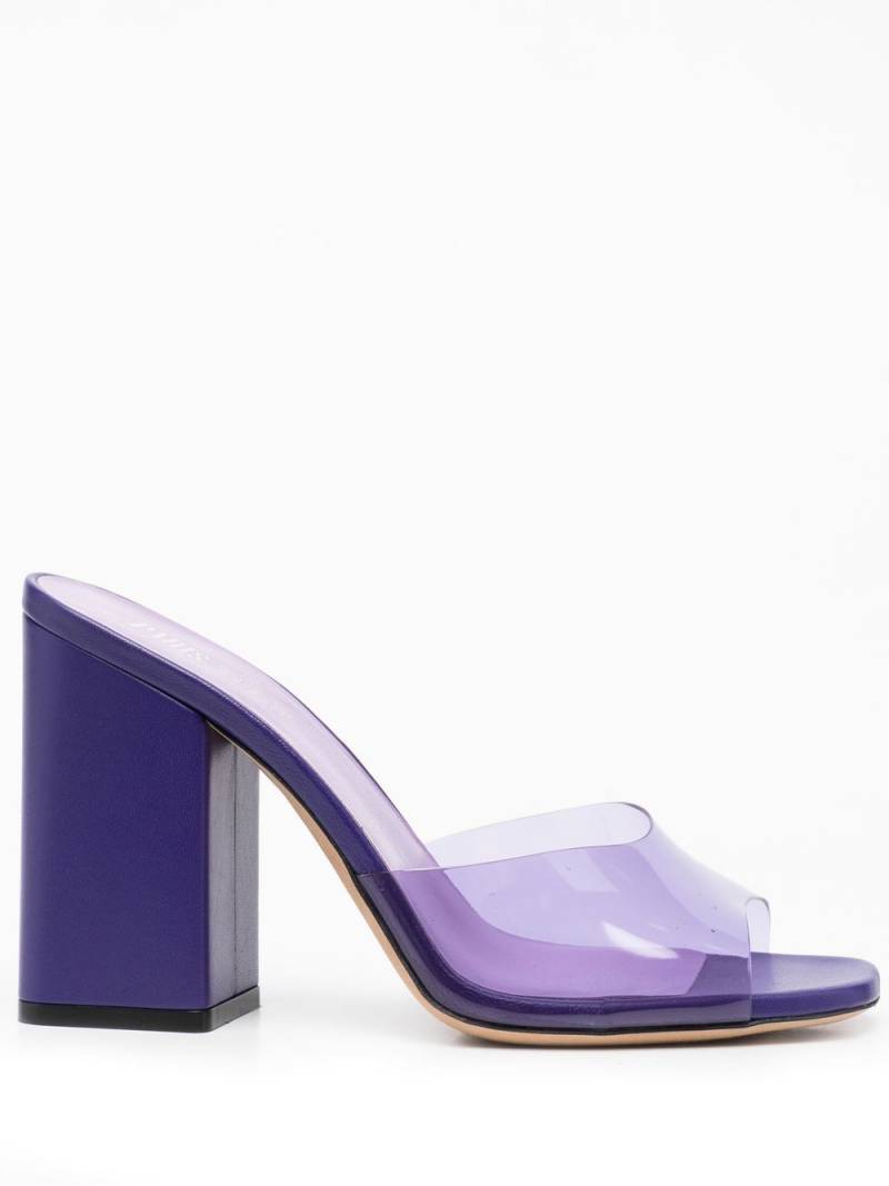 Paris Texas Anja 110mm mules - Purple von Paris Texas