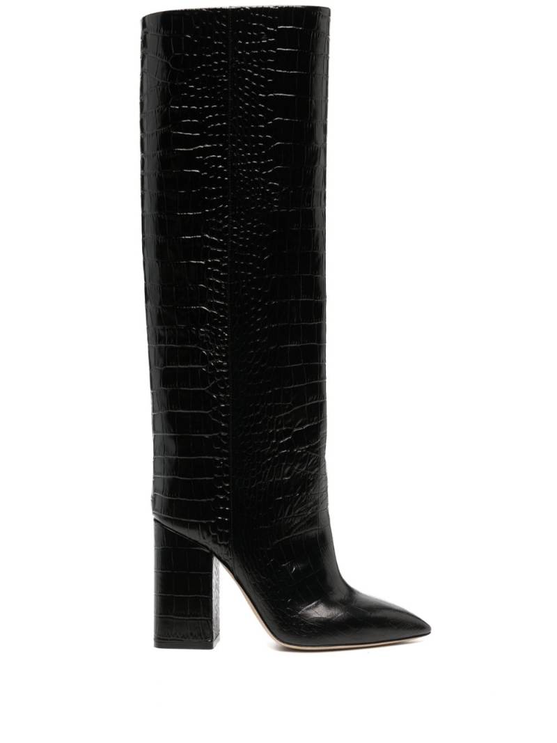 Paris Texas Anja 105mm leather boots - Black von Paris Texas