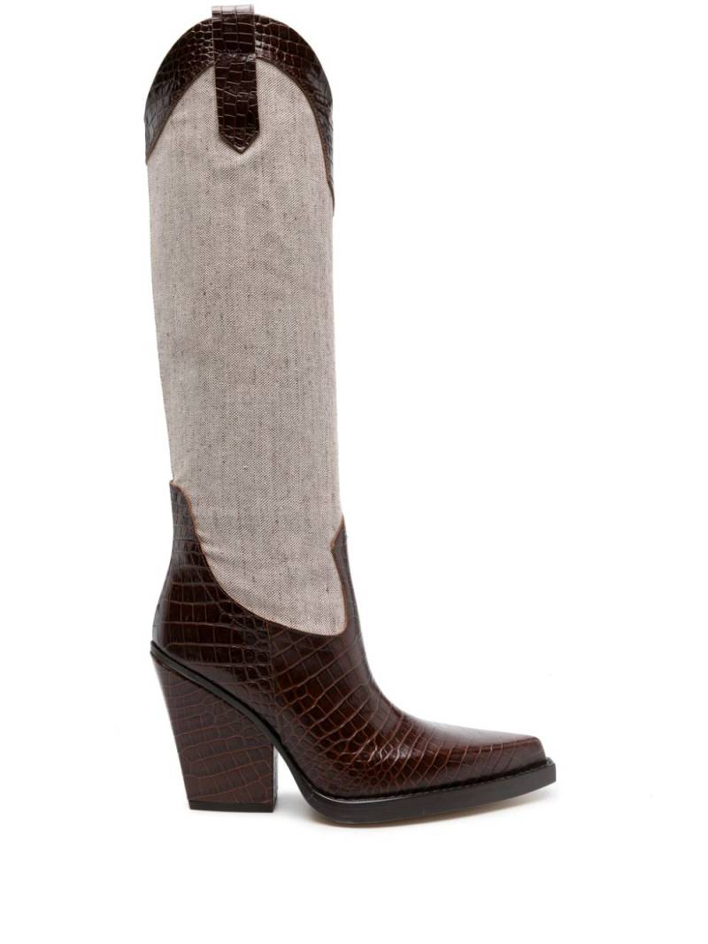 Paris Texas El Dorado 100mm boots - Brown von Paris Texas