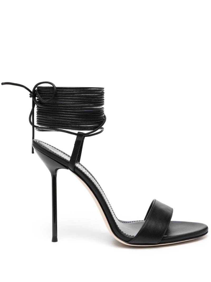 Paris Texas Guya 105mm lace-up sandals - Black von Paris Texas