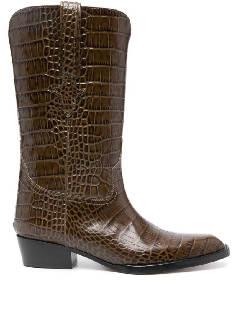 Paris Texas Hilda 35mm boots - Brown von Paris Texas