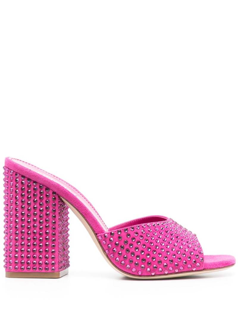 Paris Texas Holly Anja 105mm mules - Pink von Paris Texas