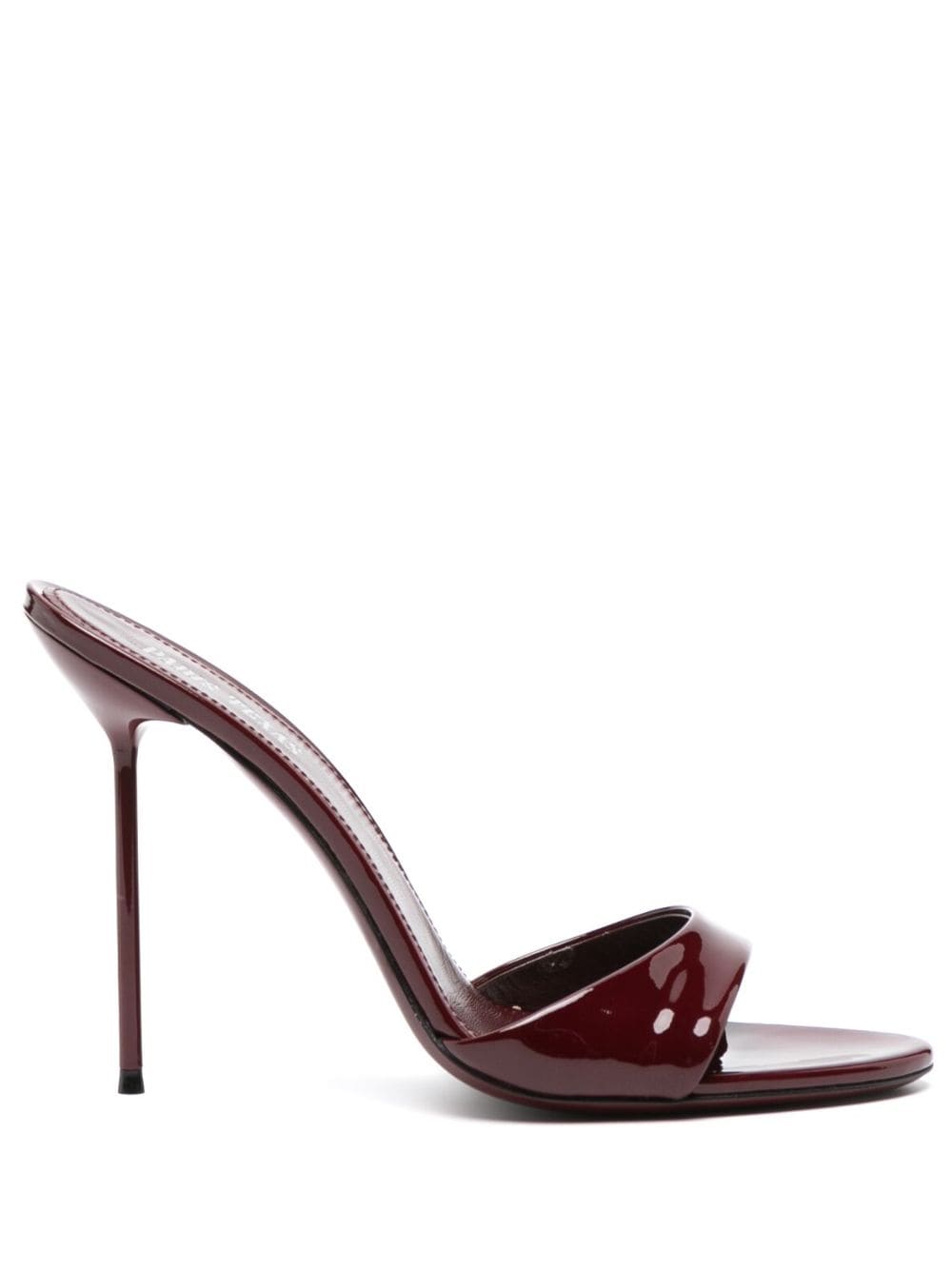 Paris Texas Lidia 105mm patent-leather mules - Red von Paris Texas