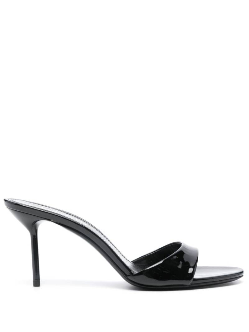 Paris Texas Lidia 70mm mules - Black von Paris Texas