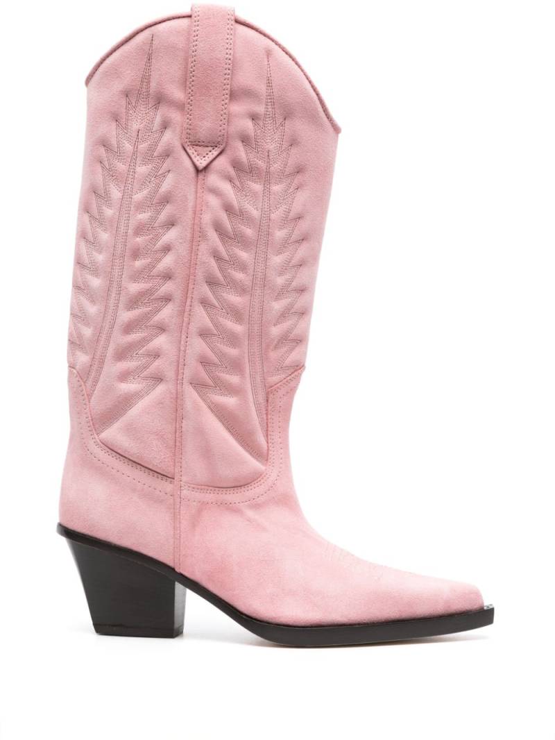 Paris Texas Rosario 28mm suede boots - Pink von Paris Texas