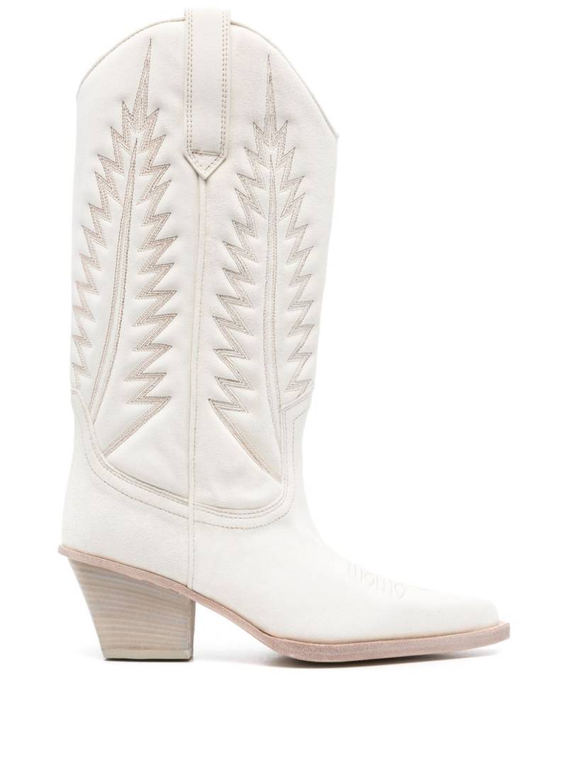 Paris Texas Rosario 65mm suede boots - Neutrals von Paris Texas