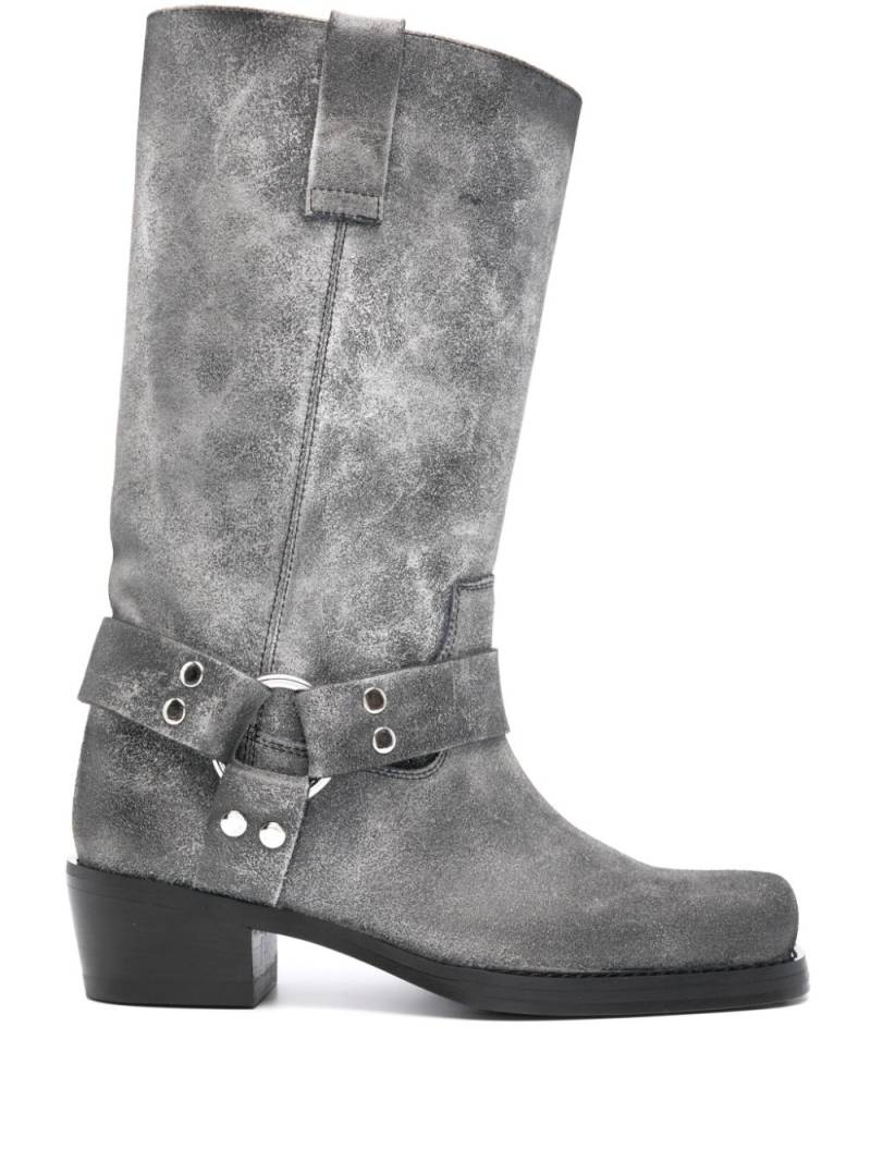 Paris Texas Roxy 45mm suede boots - Grey von Paris Texas