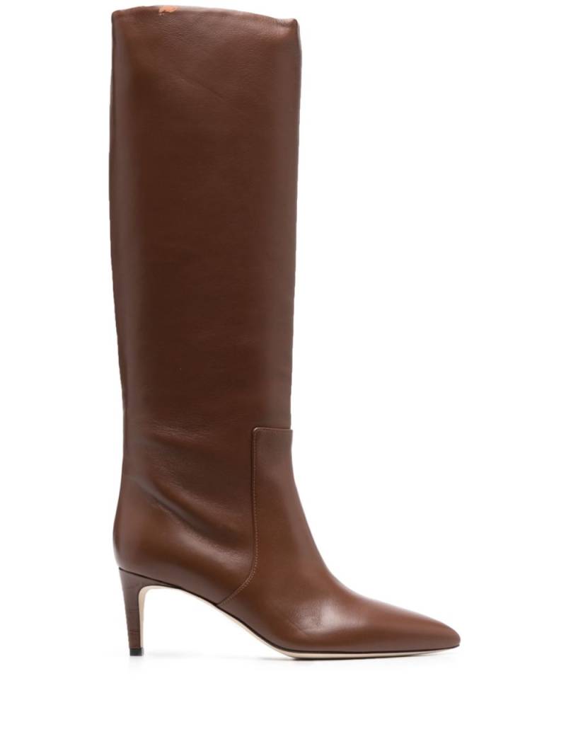 Paris Texas Stiletto 60mm leather boots - Brown von Paris Texas