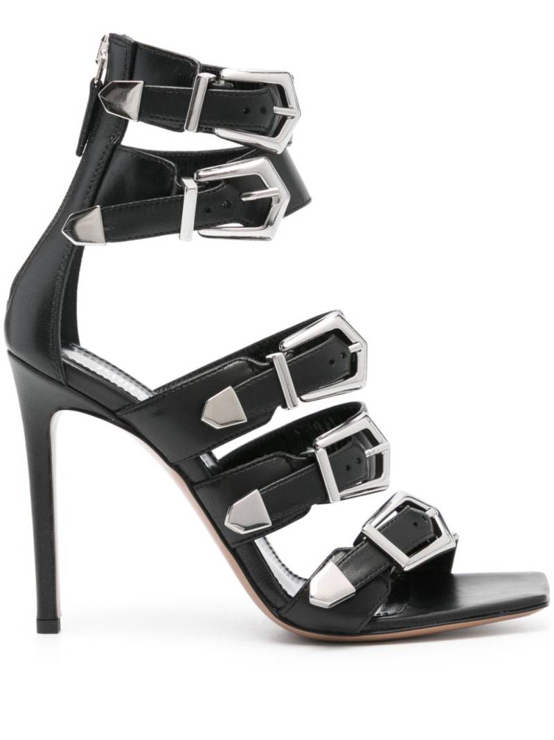 Paris Texas Ursula 105mm buckled sandals - Black von Paris Texas