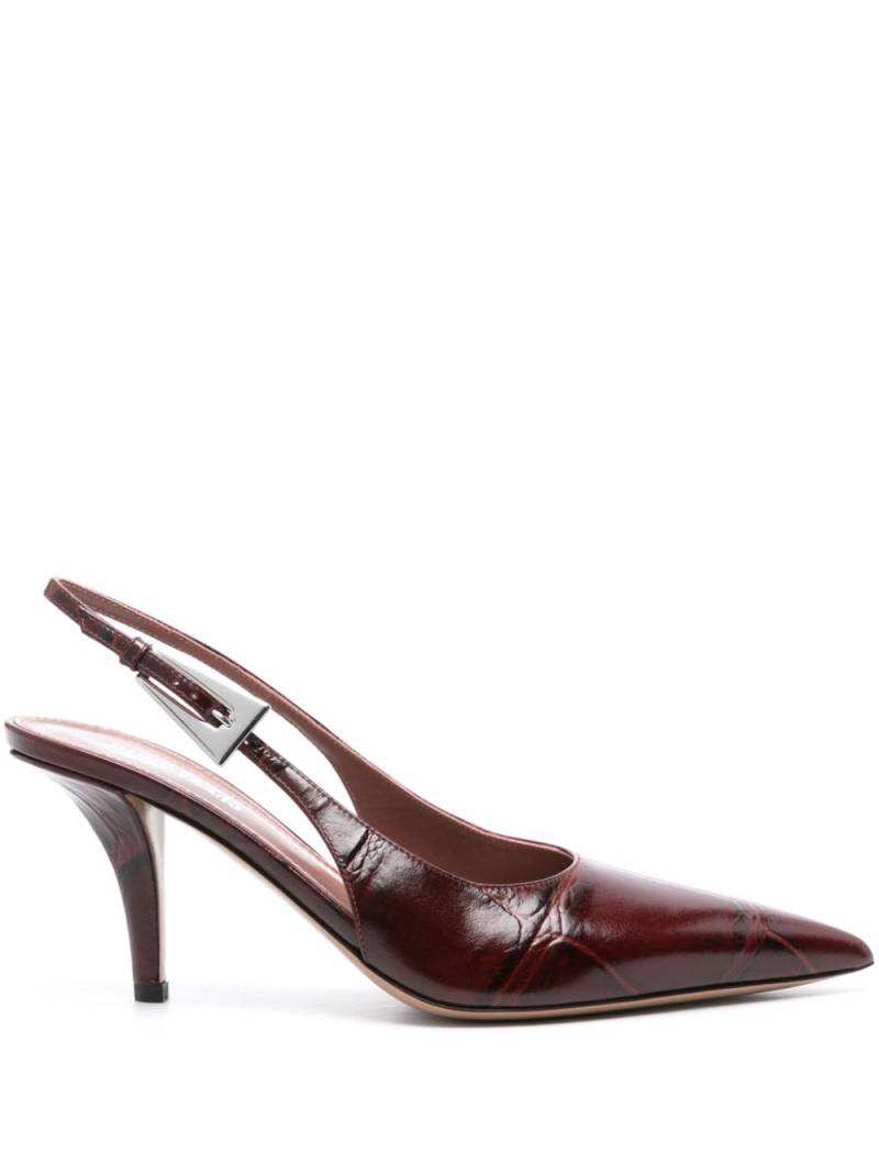 Paris Texas leather slingback pumps - Red von Paris Texas