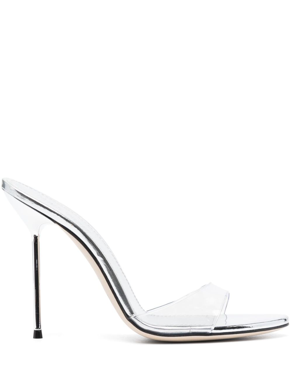 Paris Texas open-toe stiletto-heel mules - Silver von Paris Texas