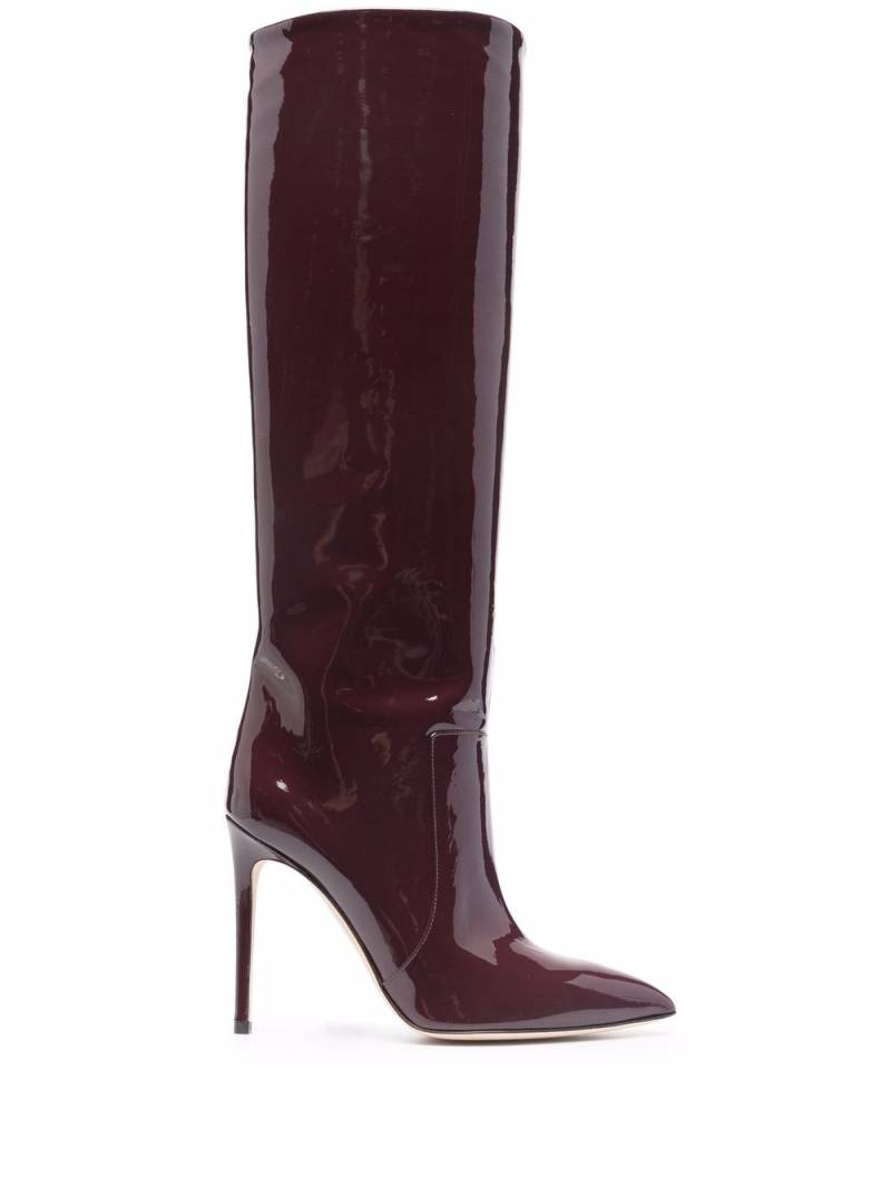 Paris Texas patent knee-high boots - Red von Paris Texas