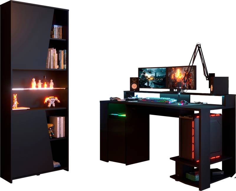 Parisot Jugendzimmer-Set »Gaming - Set«, (2 tlg.), Gaming-Set von Parisot