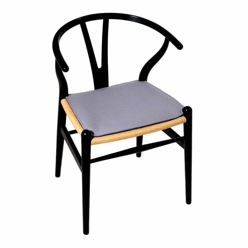 Wishbone Chair Filz Sitzkissen, Farbe orange 010 von Parkhaus