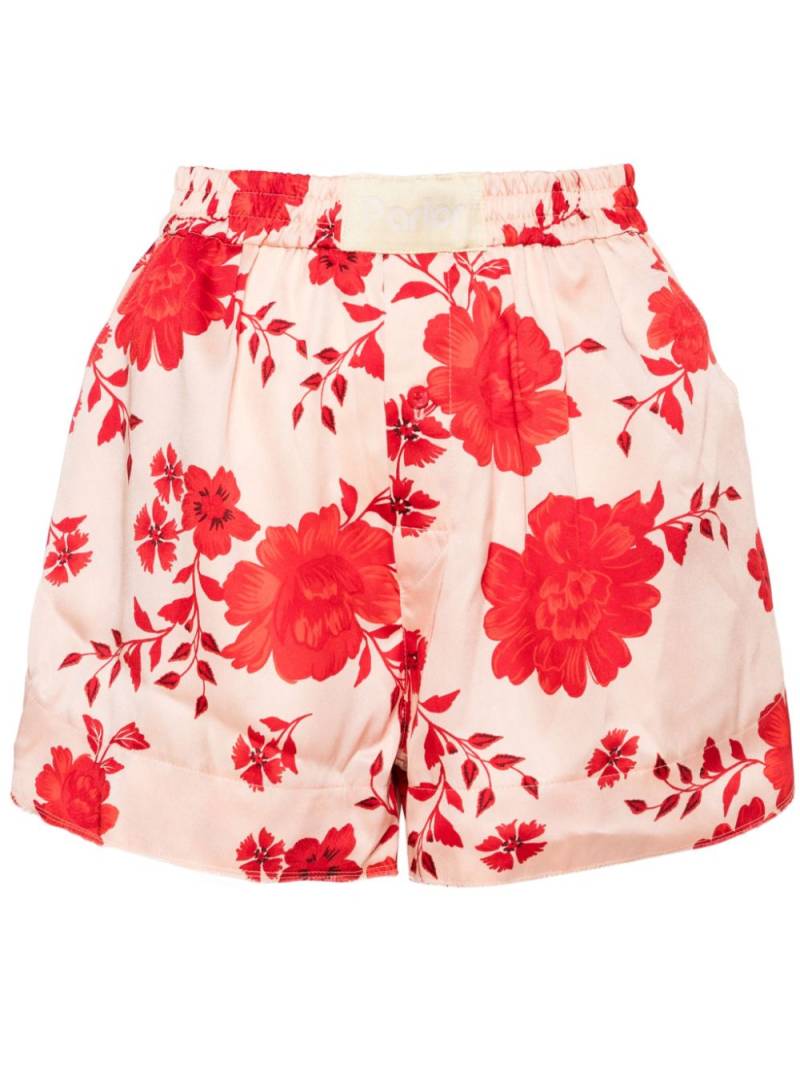 Parlor floral-print shorts - Neutrals von Parlor