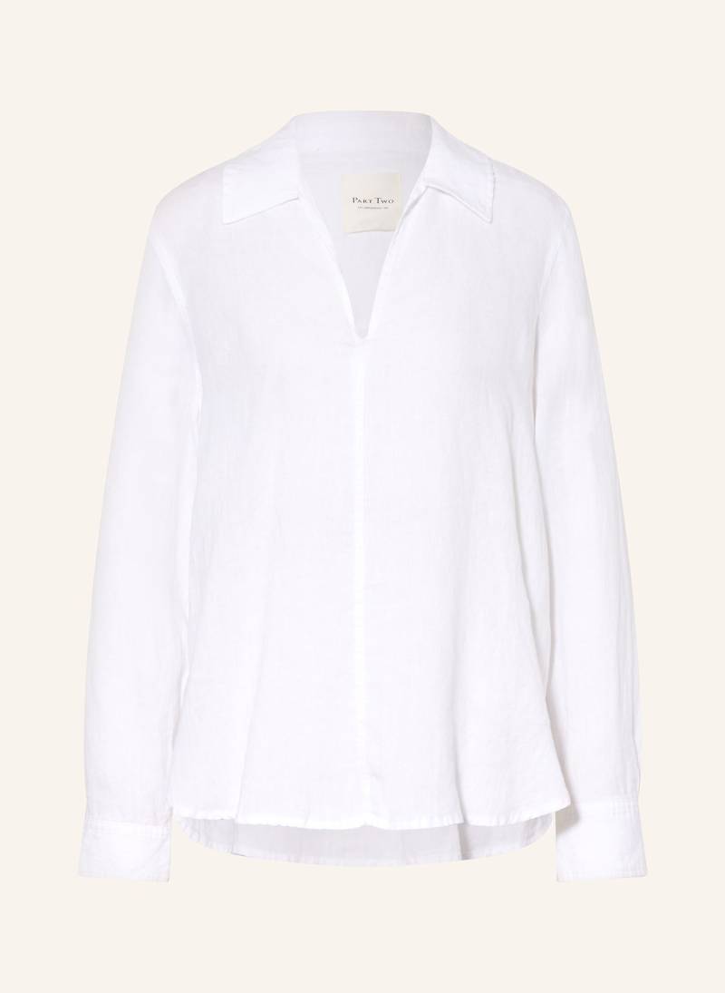 Part Two Blusenshirt Aus Leinen weiss von Part Two