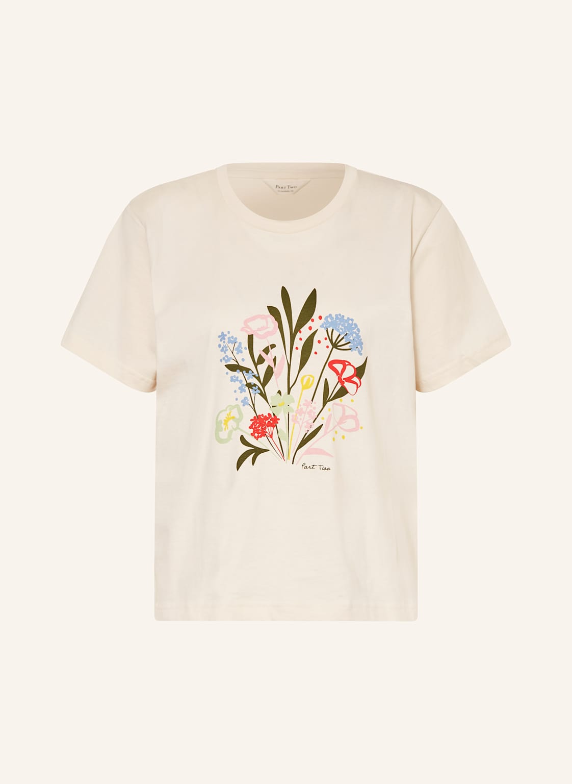 Part Two T-Shirt weiss von Part Two