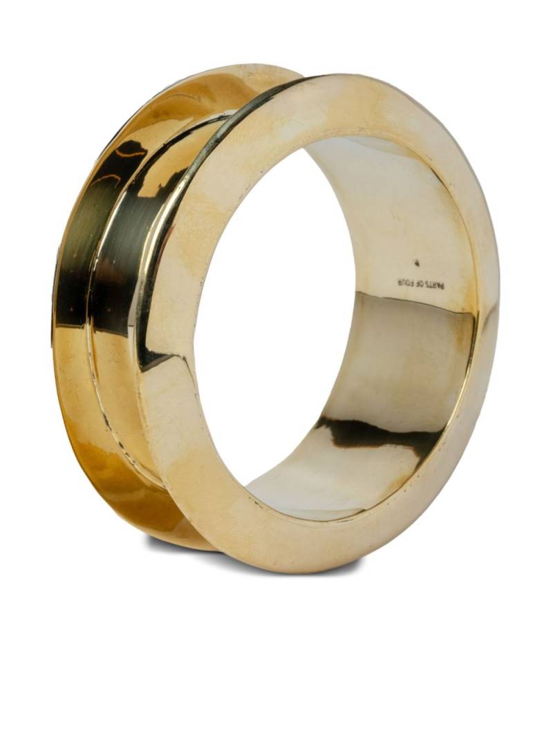 Parts of Four 30mm Portal polished bangle - Gold von Parts of Four