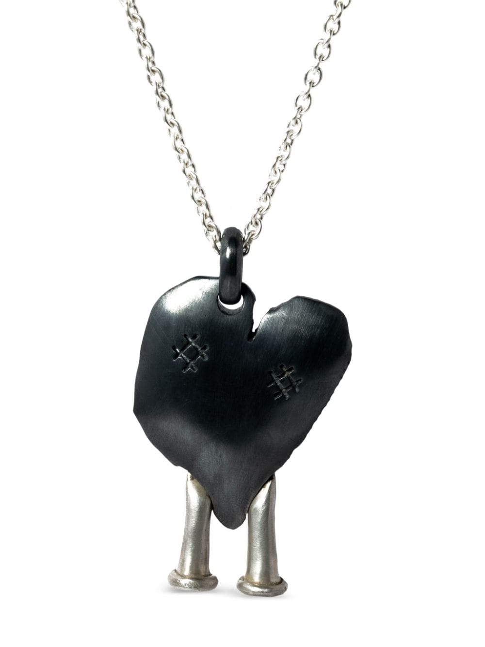 Parts of Four Heart Boy necklace - Silver von Parts of Four