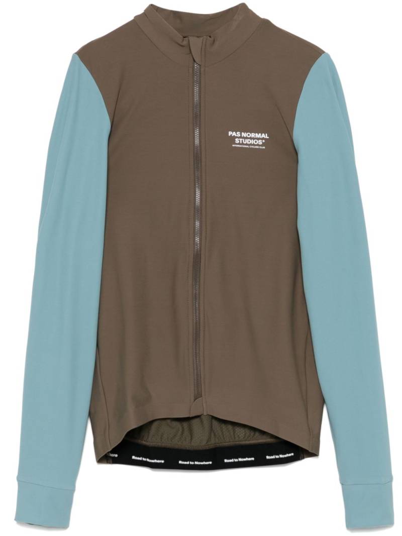 Pas Normal Studios Mechansim cycling top - Brown von Pas Normal Studios