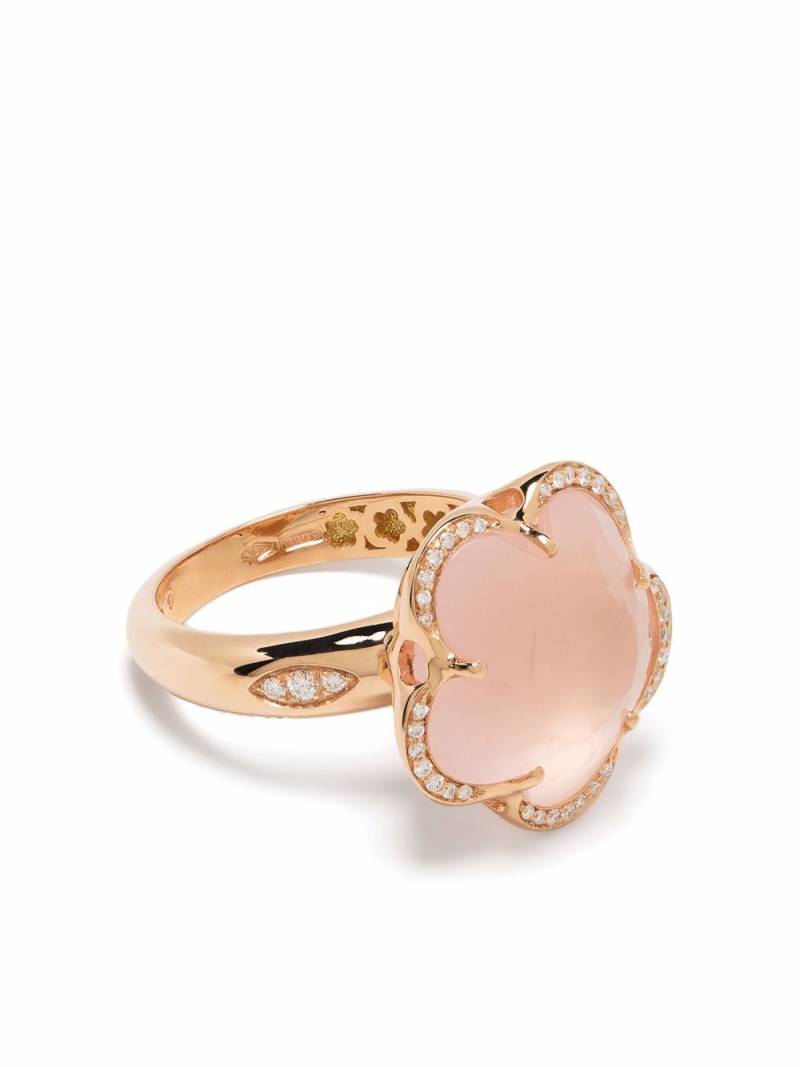 Pasquale Bruni 18kt rose gold Bon Ton quartz and diamond ring - Pink von Pasquale Bruni