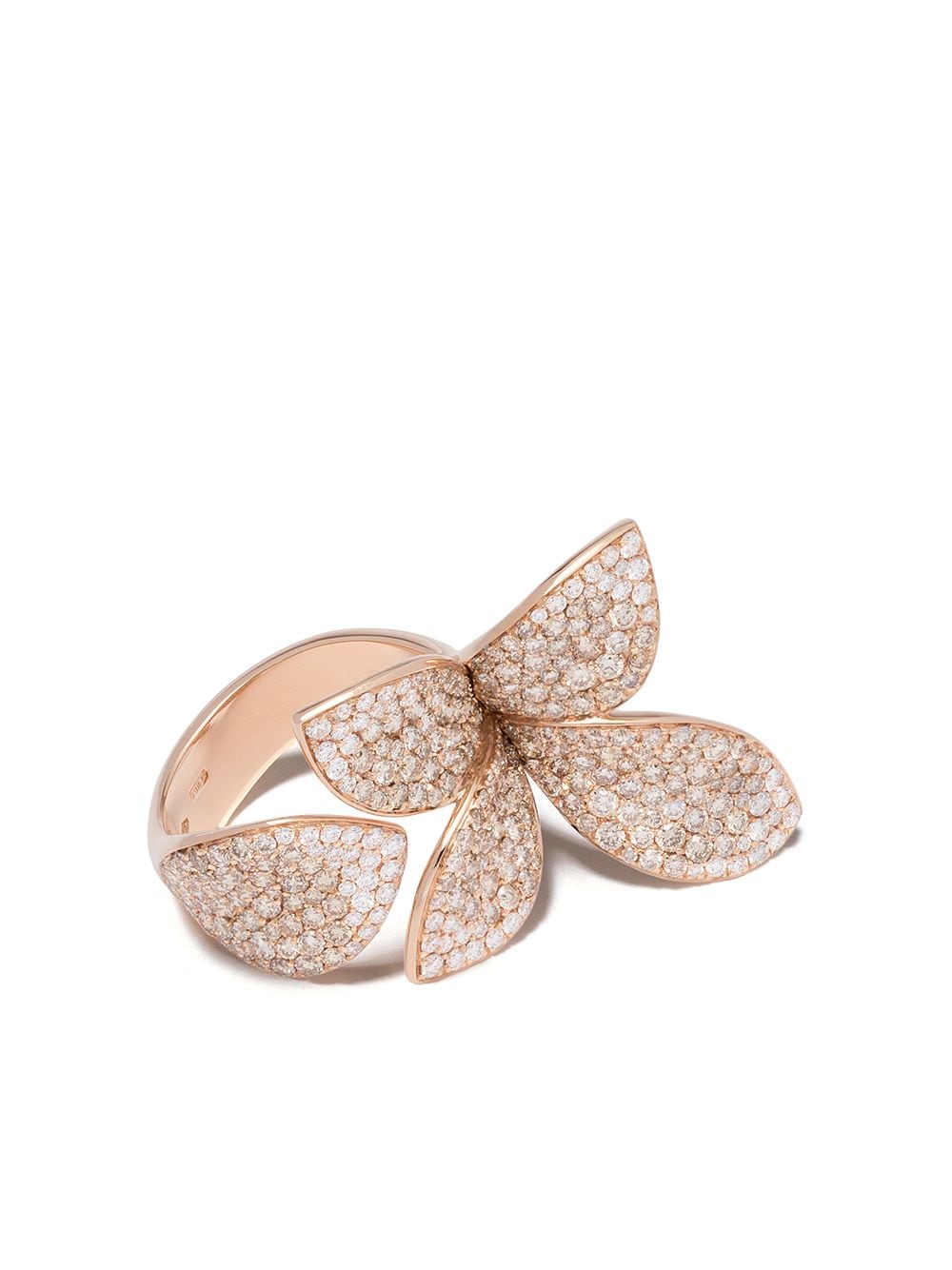 Pasquale Bruni 18kt rose gold Giardini Segreti diamond ring - Pink von Pasquale Bruni