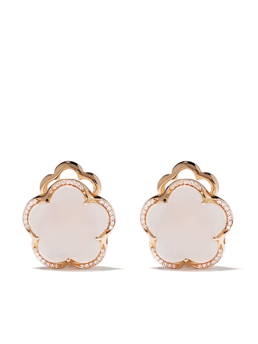 Pasquale Bruni 18kt rose gold diamond Bon Ton earrings - Pink von Pasquale Bruni