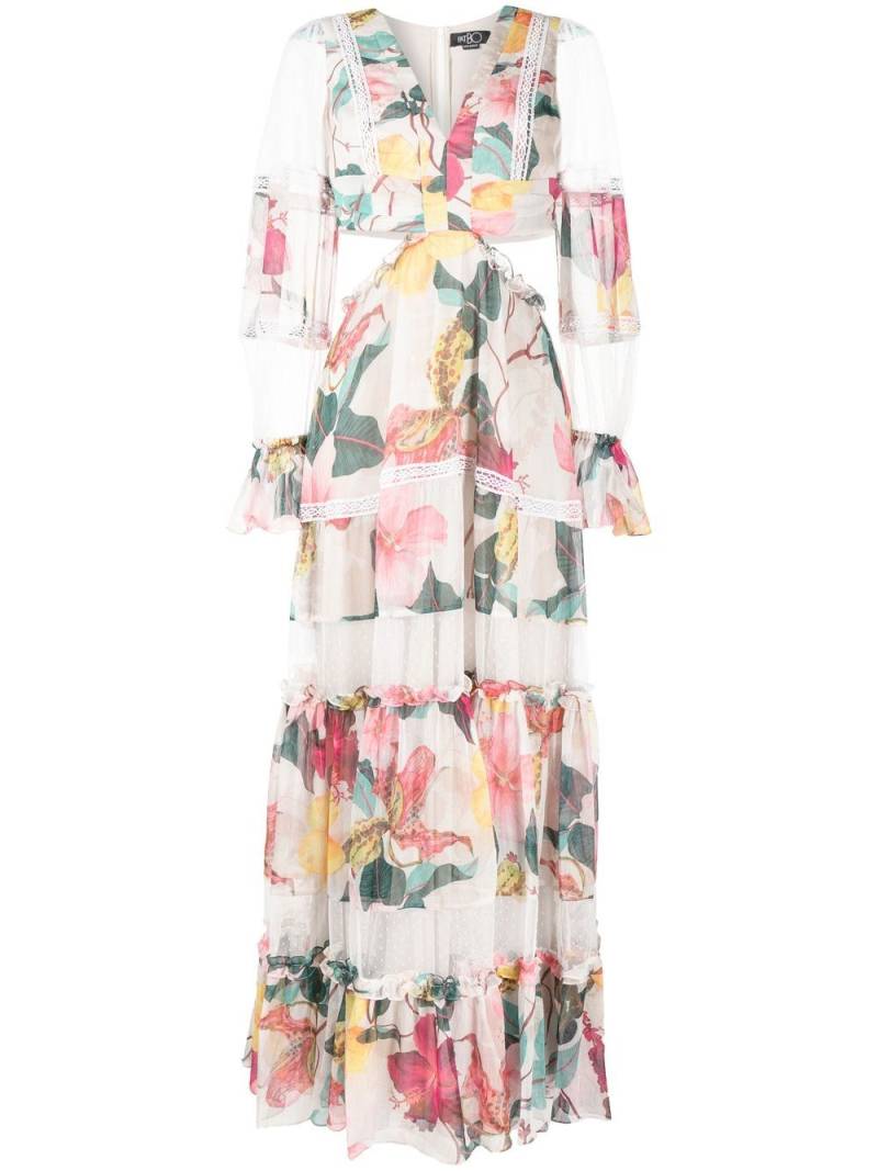 PatBO Hibiscus cut-out maxi dress - Pink von PatBO