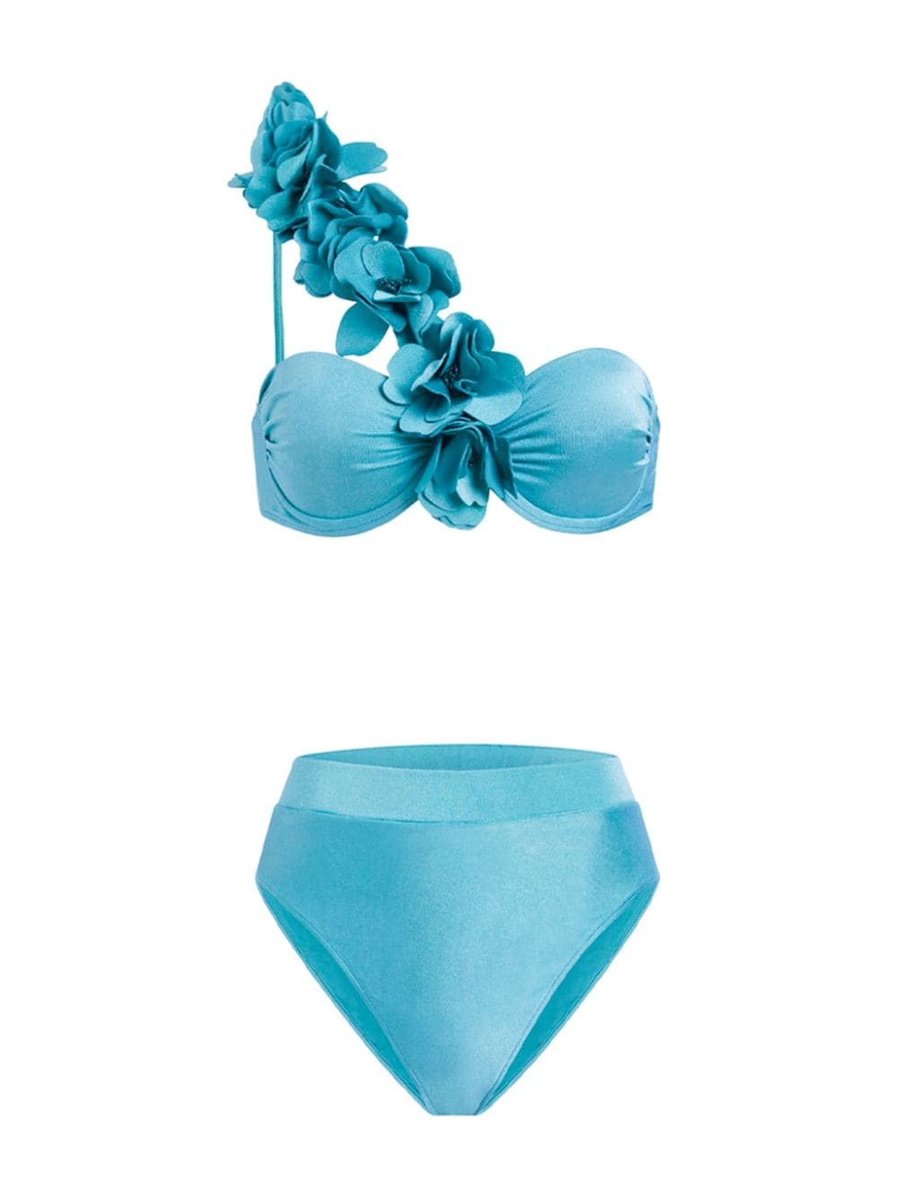 PatBO floral-appliqué bikini set - Blue von PatBO