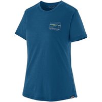 PATAGONIA Damen Funktionsshirt Capilene® Cool Merino Graphic blau | L von Patagonia