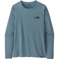 PATAGONIA Damen Funktionsshirt Long-Sleeved Capilene® Cool Daily Graphic grau | L von Patagonia