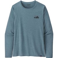 PATAGONIA Damen Funktionsshirt Long-Sleeved Capilene® Cool Daily Graphic hellblau | L von Patagonia