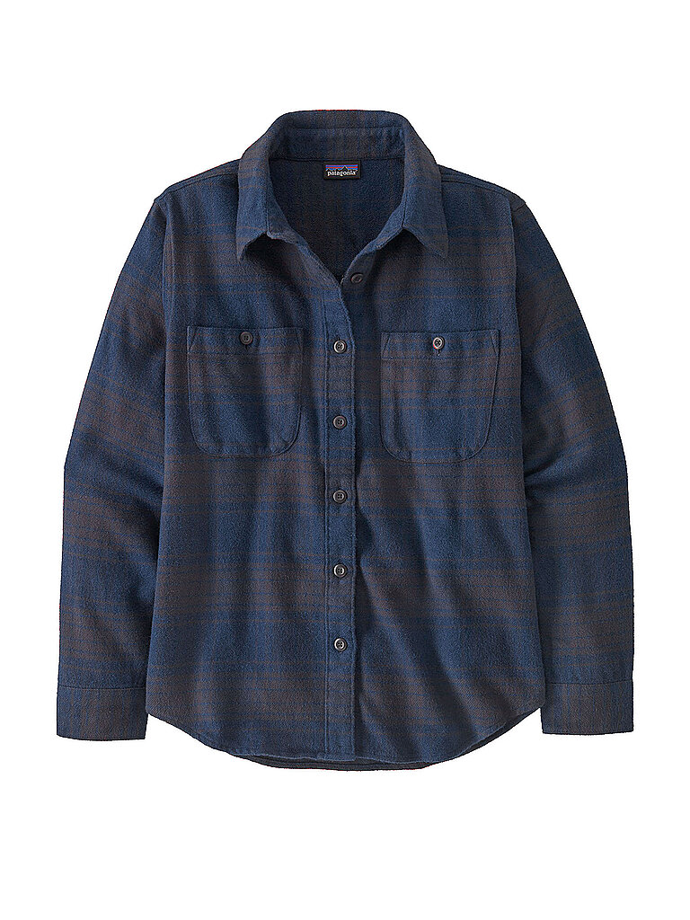 PATAGONIA Hemdbluse FJORD FLANNEL dunkelblau | M von Patagonia