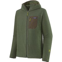 PATAGONIA Herren Fleecejacke R1® Air Full-Zip Hoodie dunkelgrün | L von Patagonia