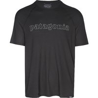 PATAGONIA Herren Funktionssirt  Capilene® Cool Trail Graphic schwarz | L von Patagonia