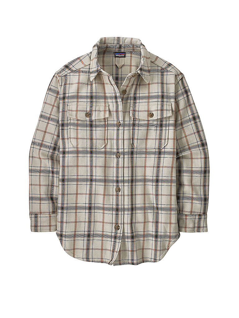 PATAGONIA Overshirt W'S FJORD LOFT OVERSHIRT beige | XS von Patagonia