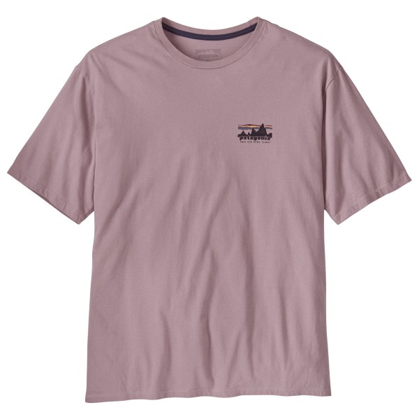 Patagonia - 73 Skyline Organic T-Shirt - T-Shirt Gr S rosa von Patagonia