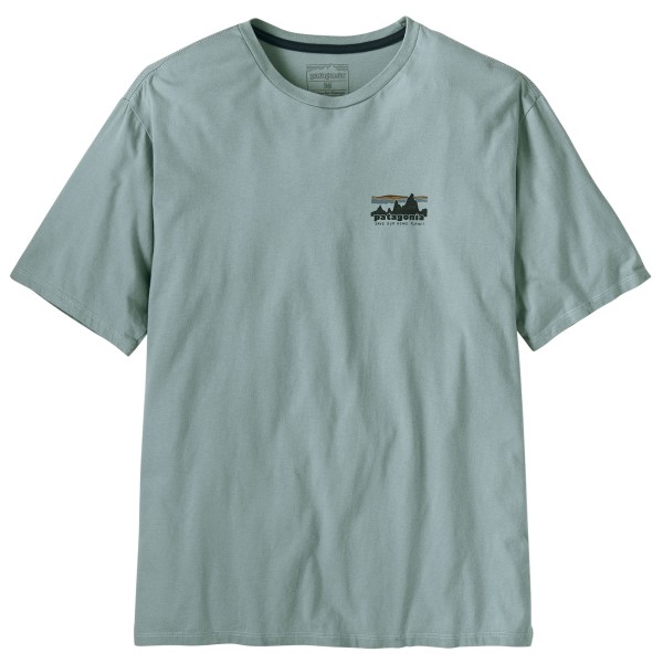 Patagonia - 73 Skyline Organic T-Shirt - T-Shirt Gr XXL türkis von Patagonia