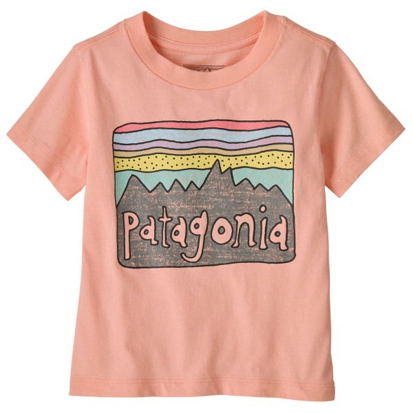 Patagonia - Baby Fitz Roy Skies - T-Shirt Gr 2 Years rosa von Patagonia