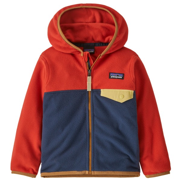 Patagonia - Baby Micro D Snap-T Jacket - Fleecejacke Gr 12-18 Months rot von Patagonia