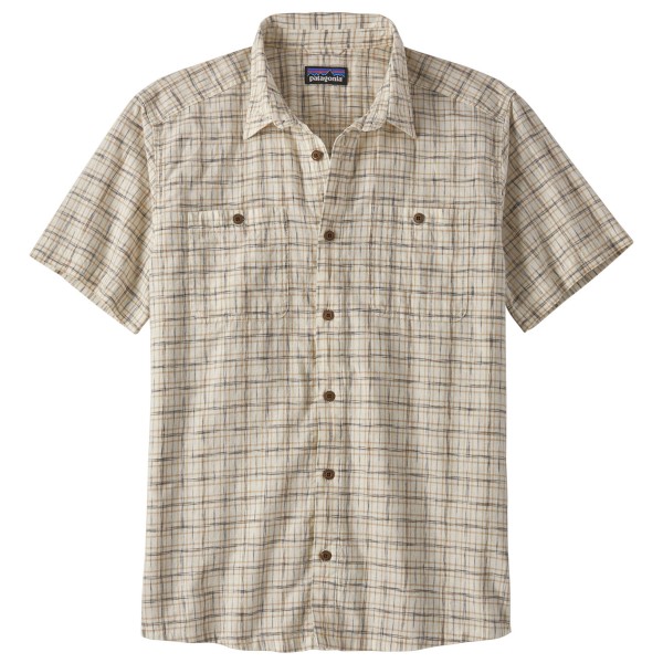 Patagonia - Back Step Shirt - Hemd Gr M beige/grau von Patagonia