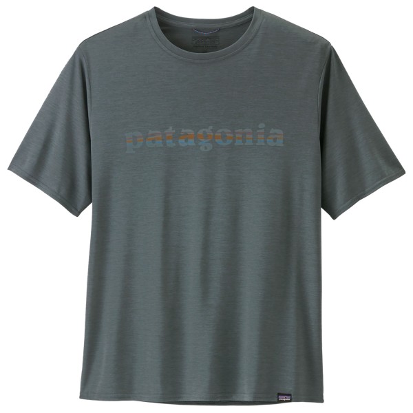 Patagonia - Cap Cool Daily Graphic Shirt - Funktionsshirt Gr L grau von Patagonia