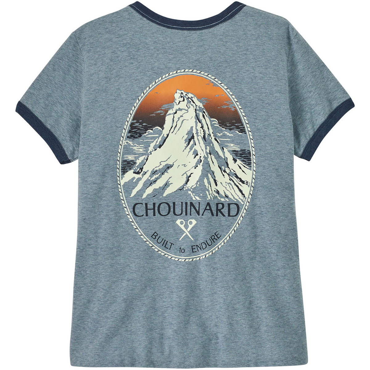 Patagonia Damen Ringer Chouinard Crest T-Shirt Patagonia Damen Ringer Chouinard Crest T-Shirt von Patagonia