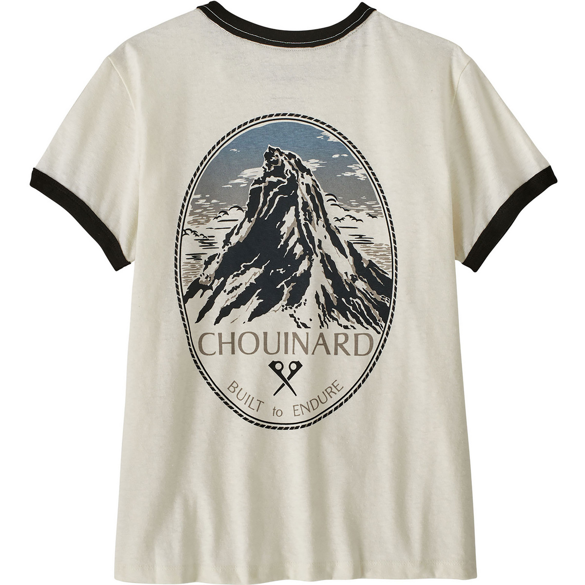 Patagonia Damen Ringer Chouinard Crest T-Shirt Patagonia Damen Ringer Chouinard Crest T-Shirt von Patagonia