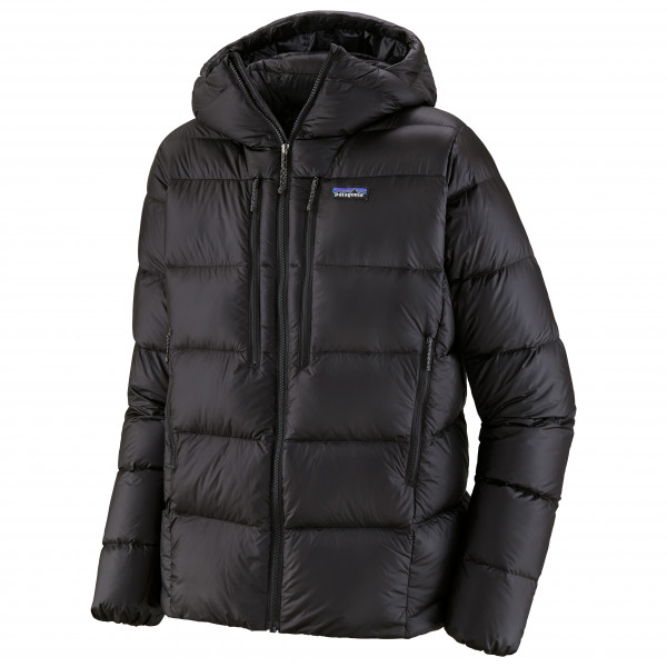 Patagonia - Fitz Roy Down Hoody - Daunenjacke Gr L schwarz von Patagonia