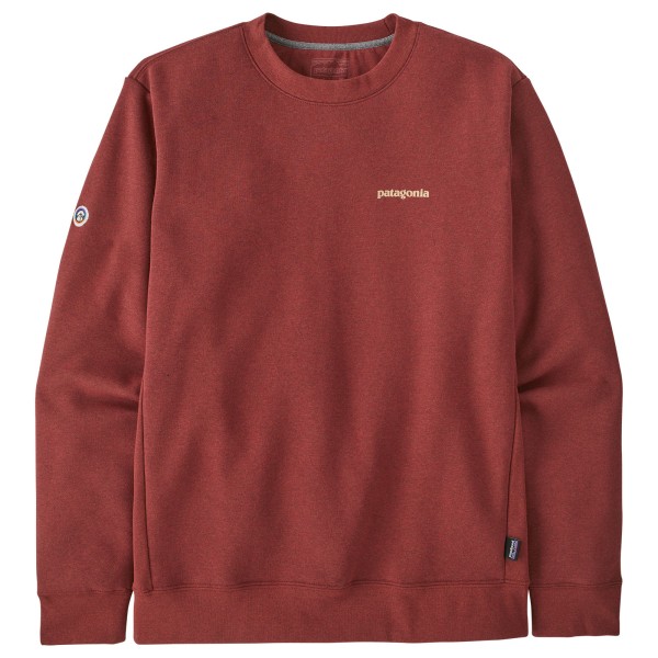 Patagonia - Fitz Roy Icon Uprisal Crew Sweatshirt - Pullover Gr M rot von Patagonia