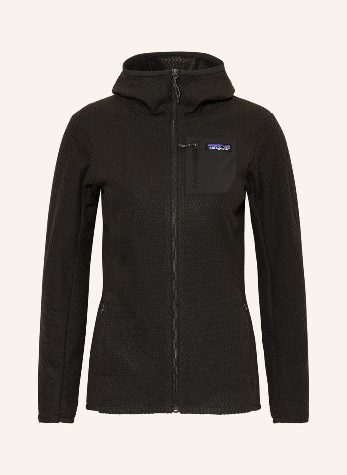 Patagonia Fleecejacke r1® Air schwarz von Patagonia