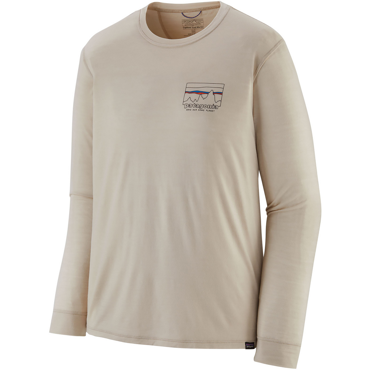 Patagonia Herren Cap Cool Merino Graphic Longsleeve Patagonia Herren Cap Cool Merino Graphic Longsleeve von Patagonia
